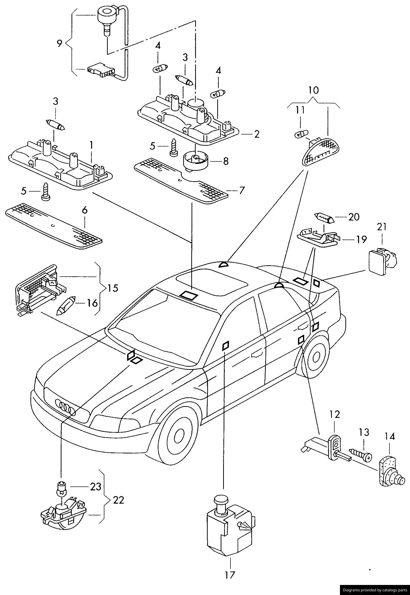 Car part diagram