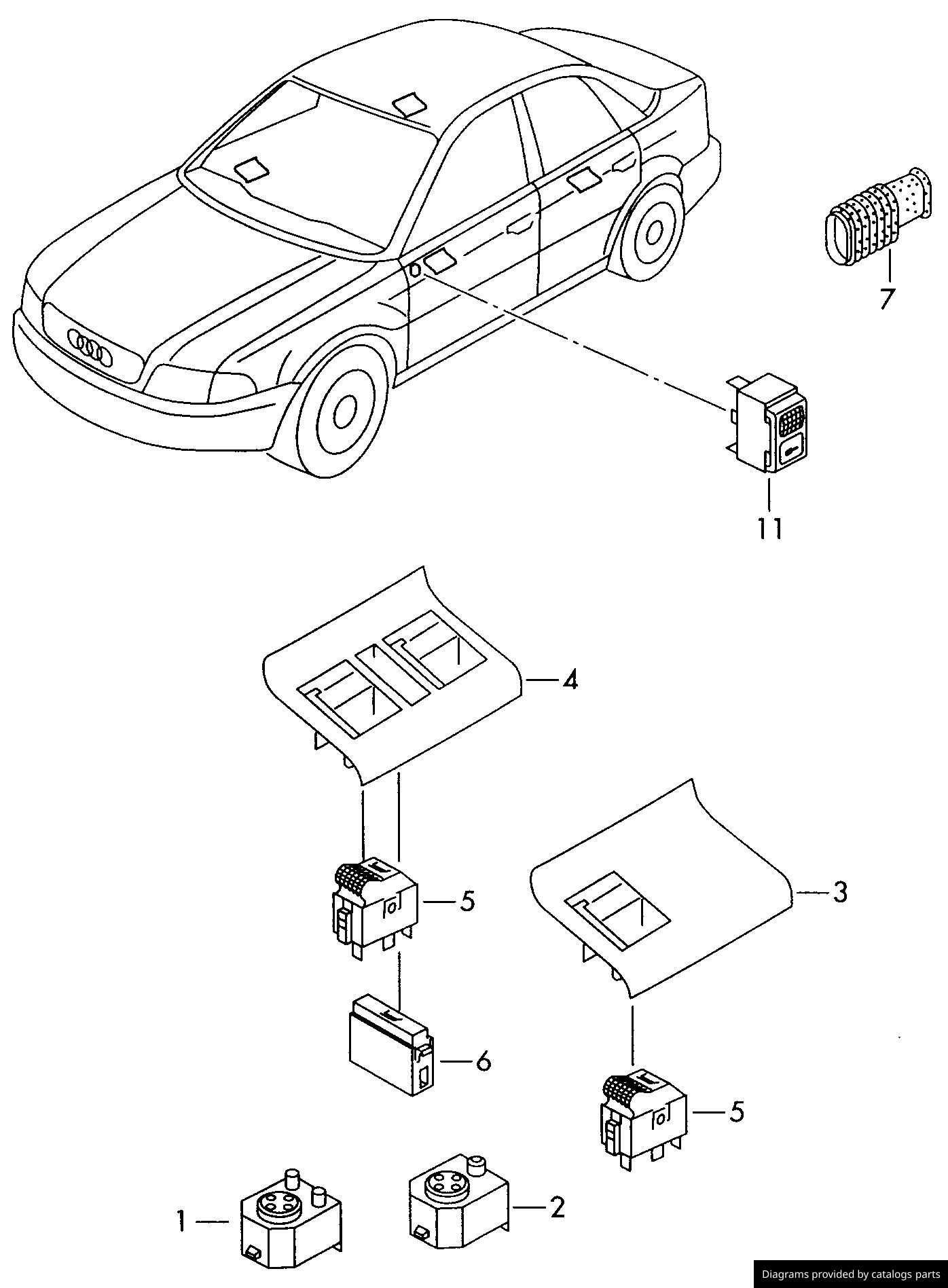 Car part diagram