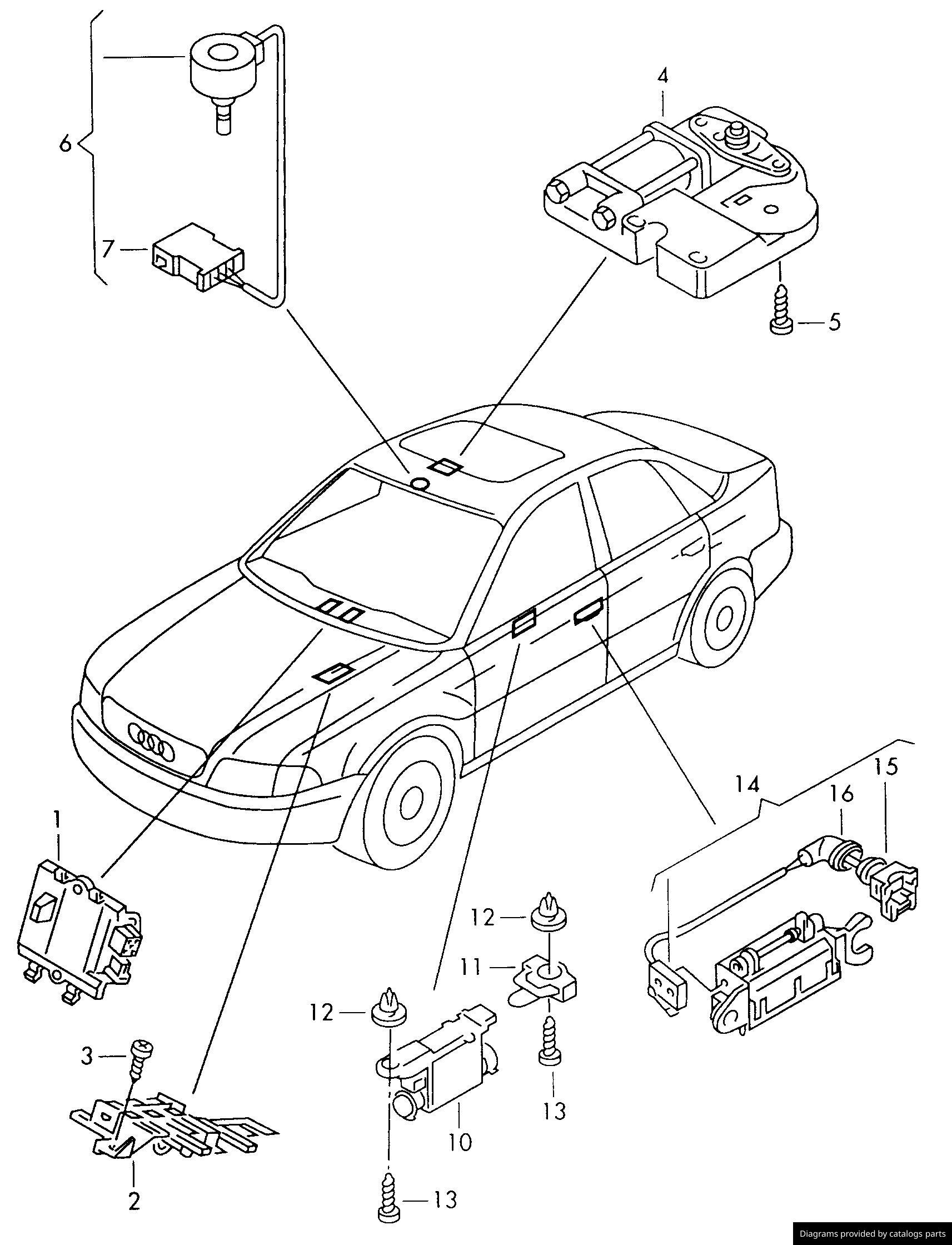 Car part diagram