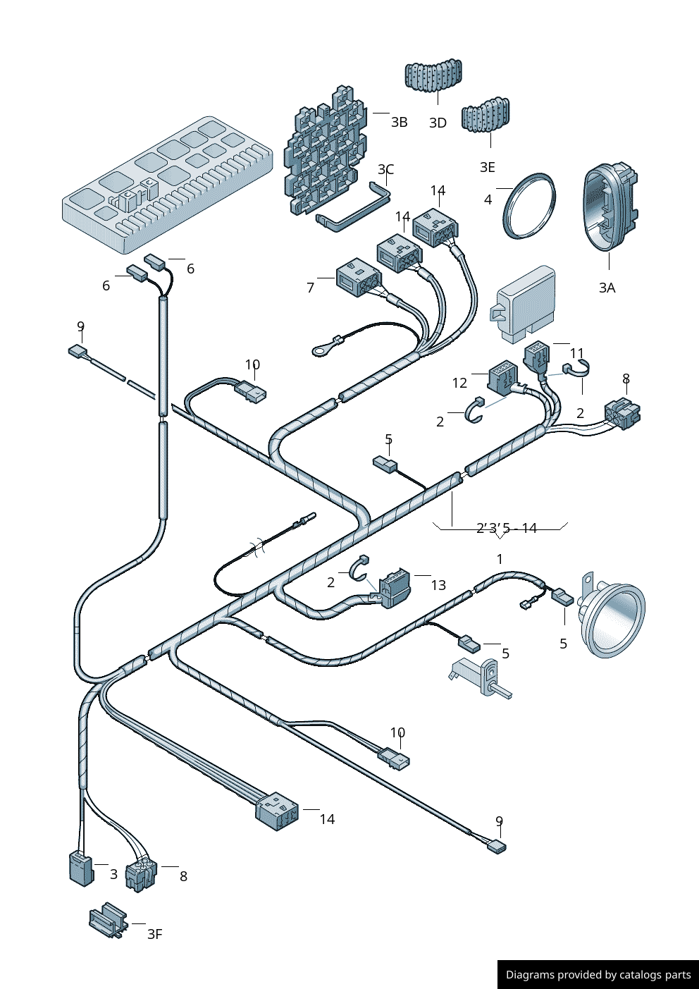 Car part diagram