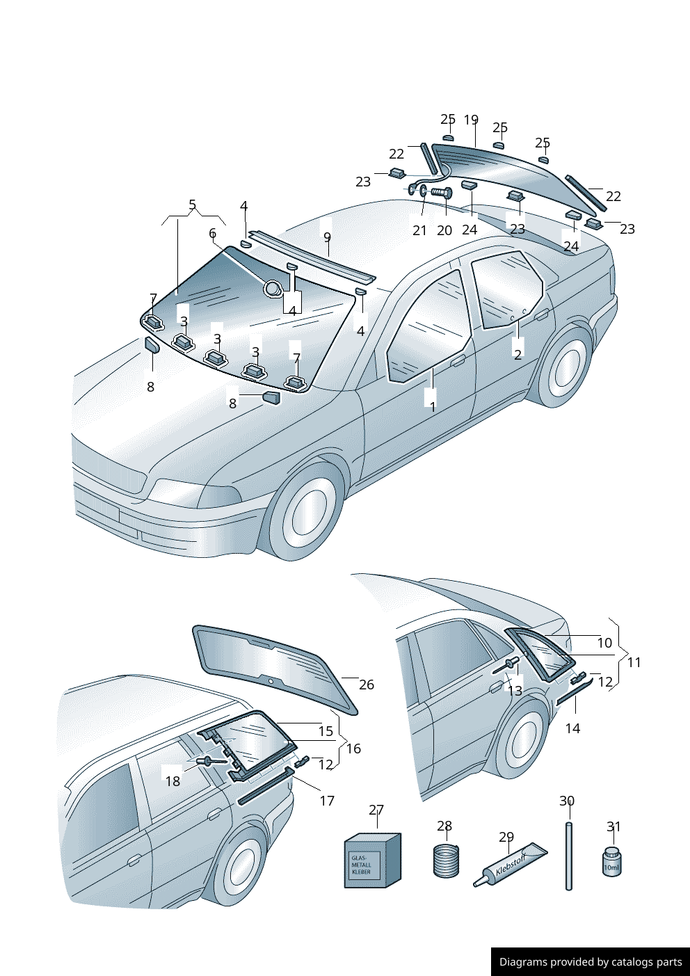 Car part diagram