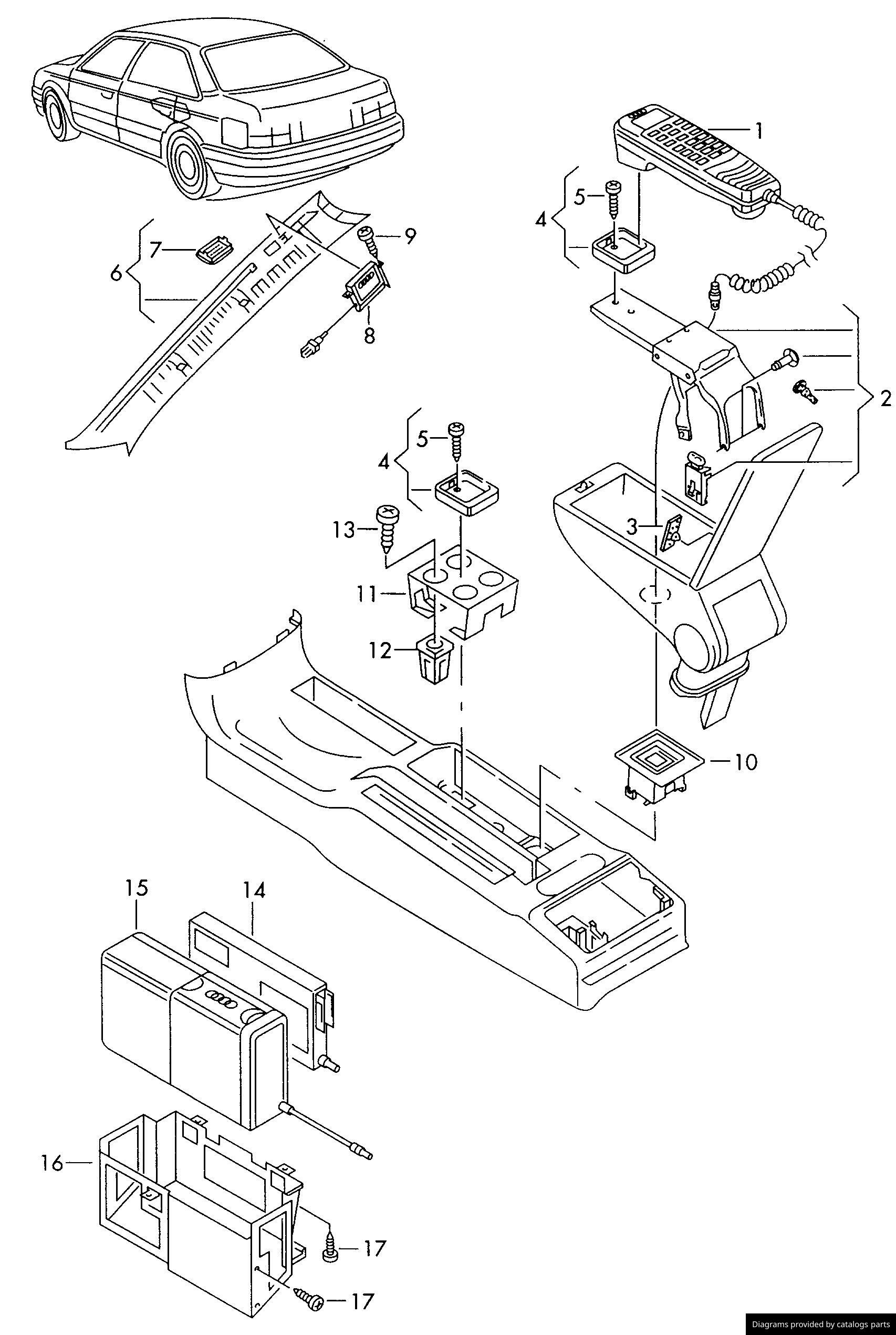Car part diagram