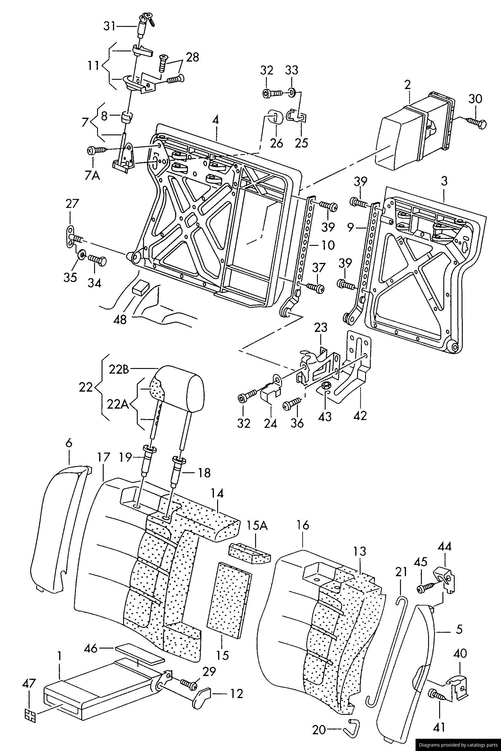 Car part diagram