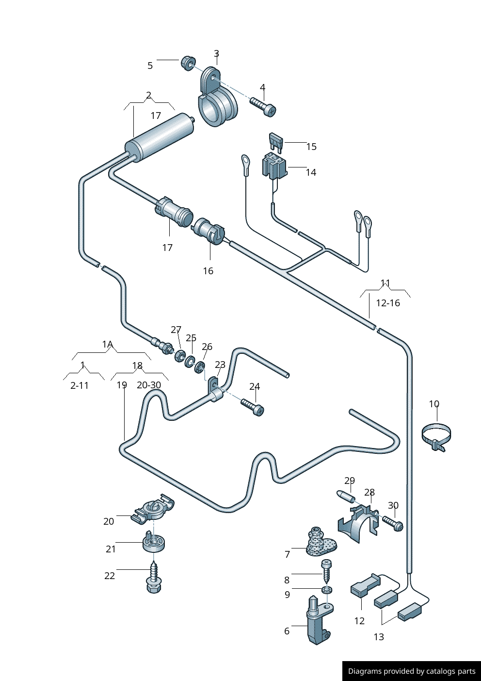 Car part diagram