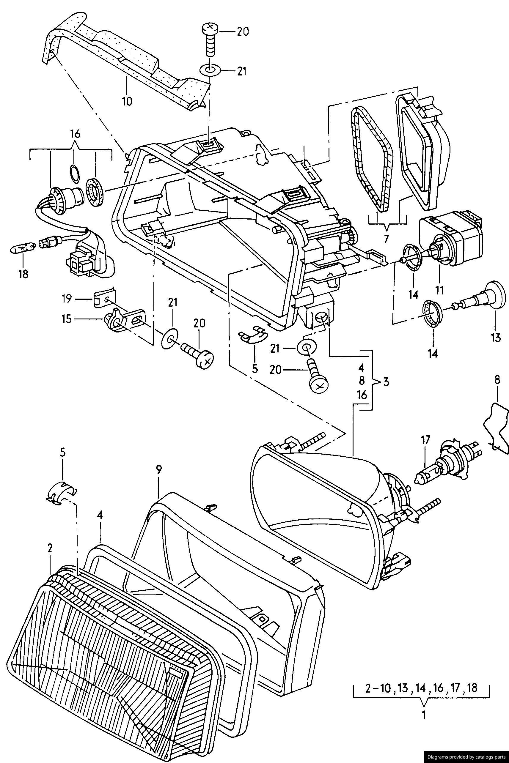 Car part diagram