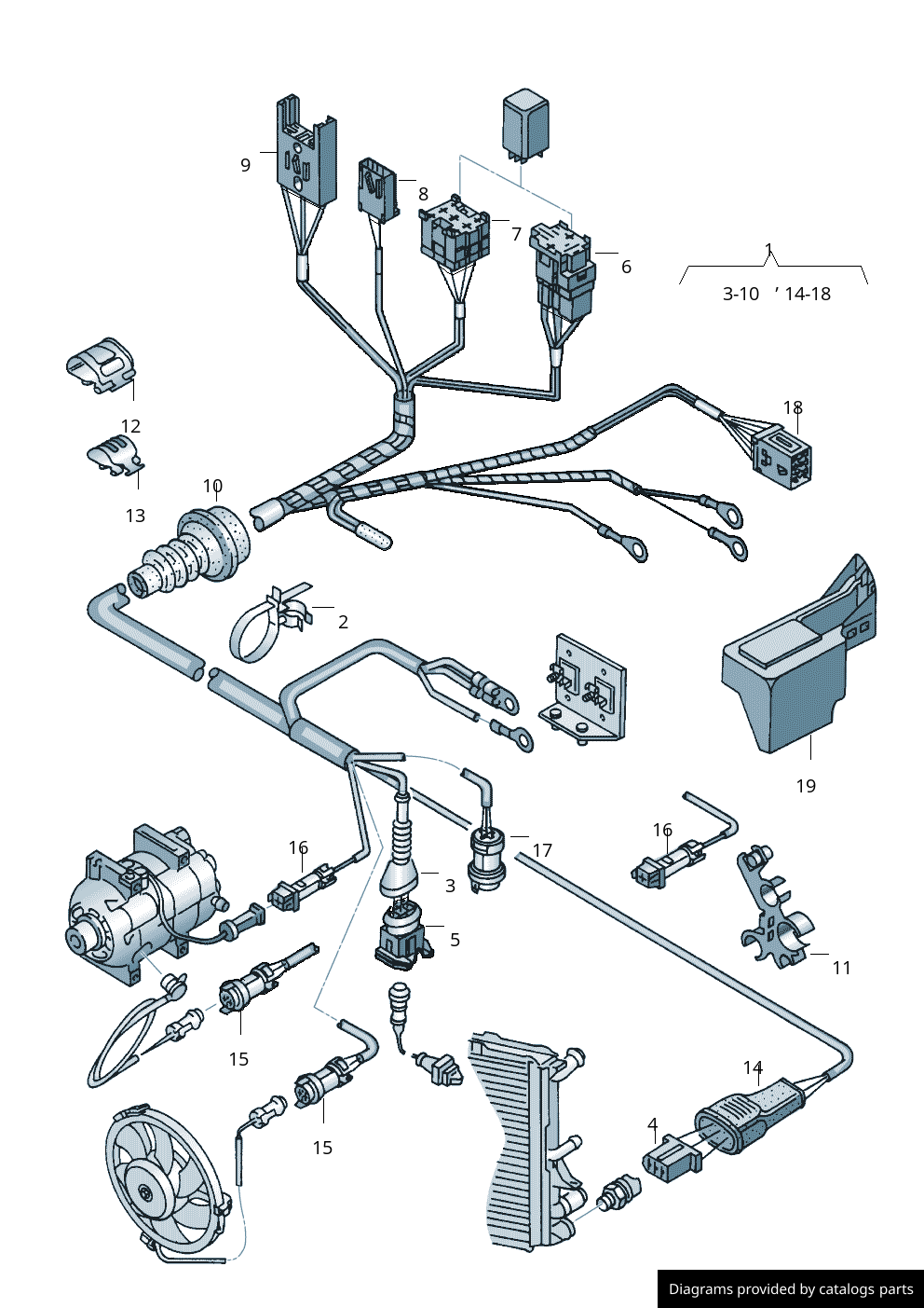 Car part diagram