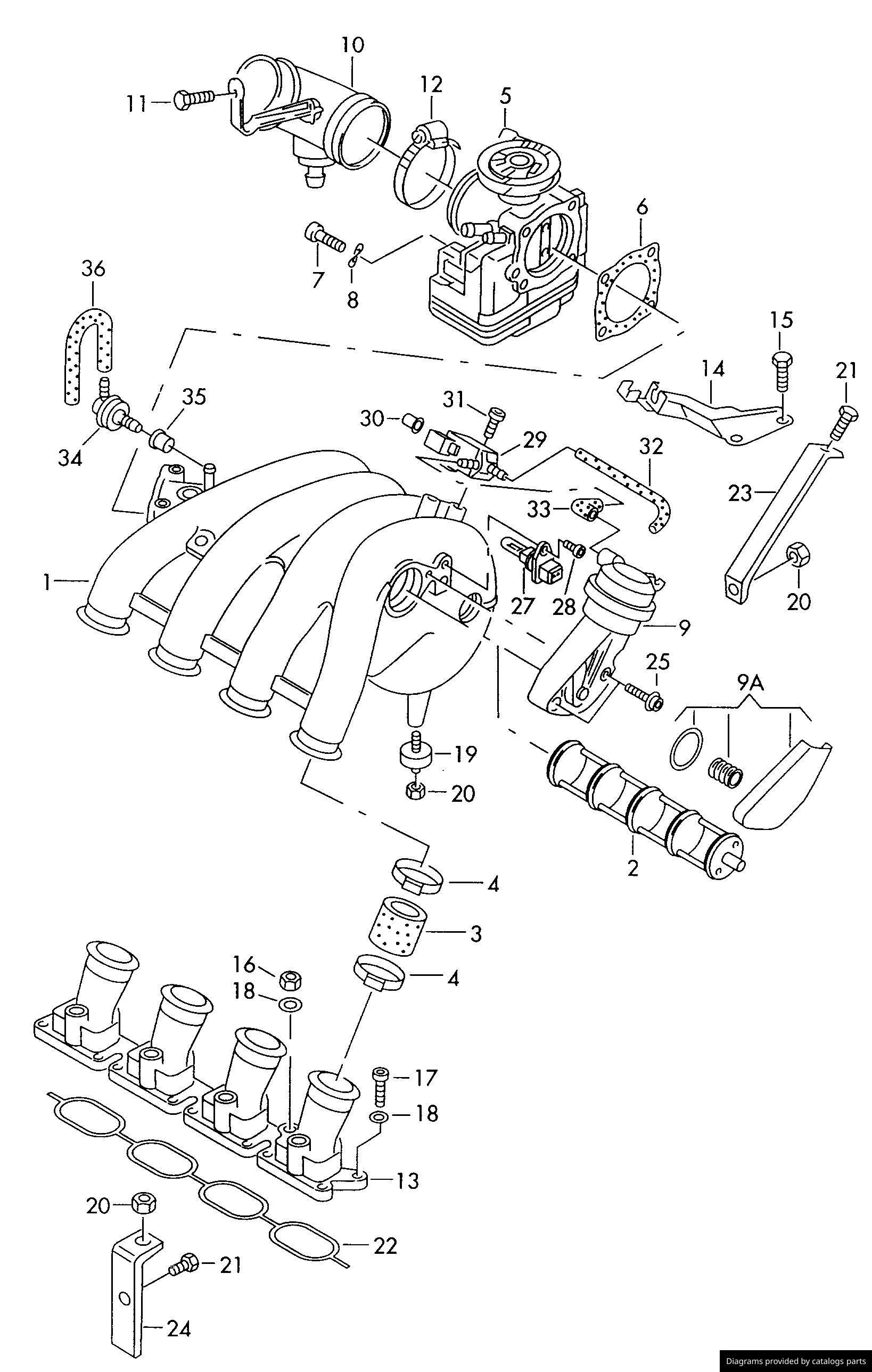 Car part diagram