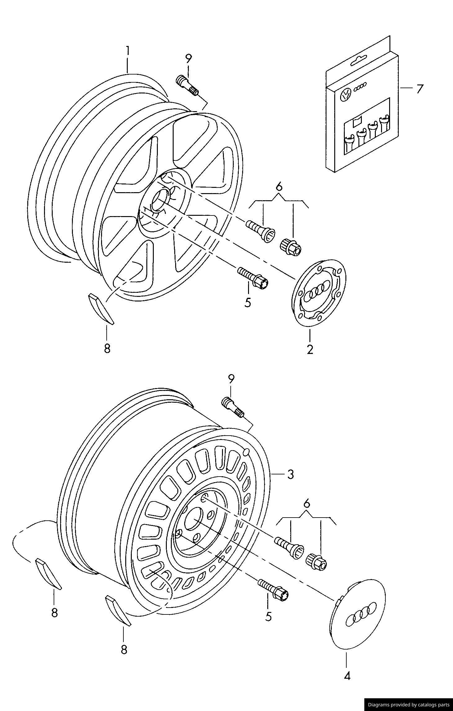 Car part diagram