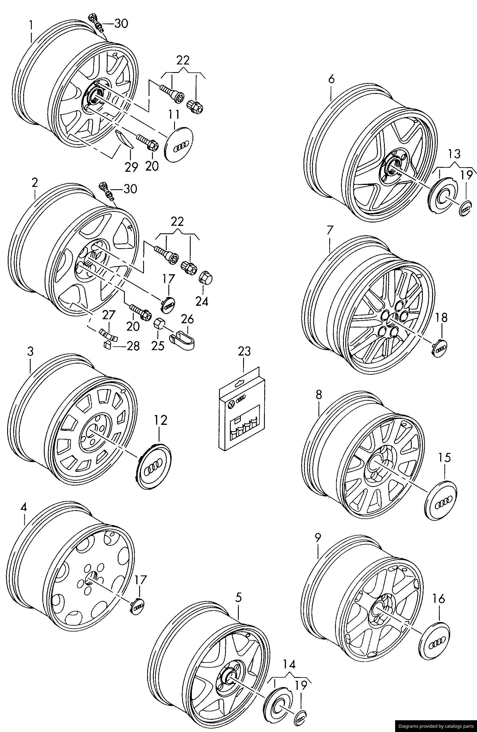 Car part diagram