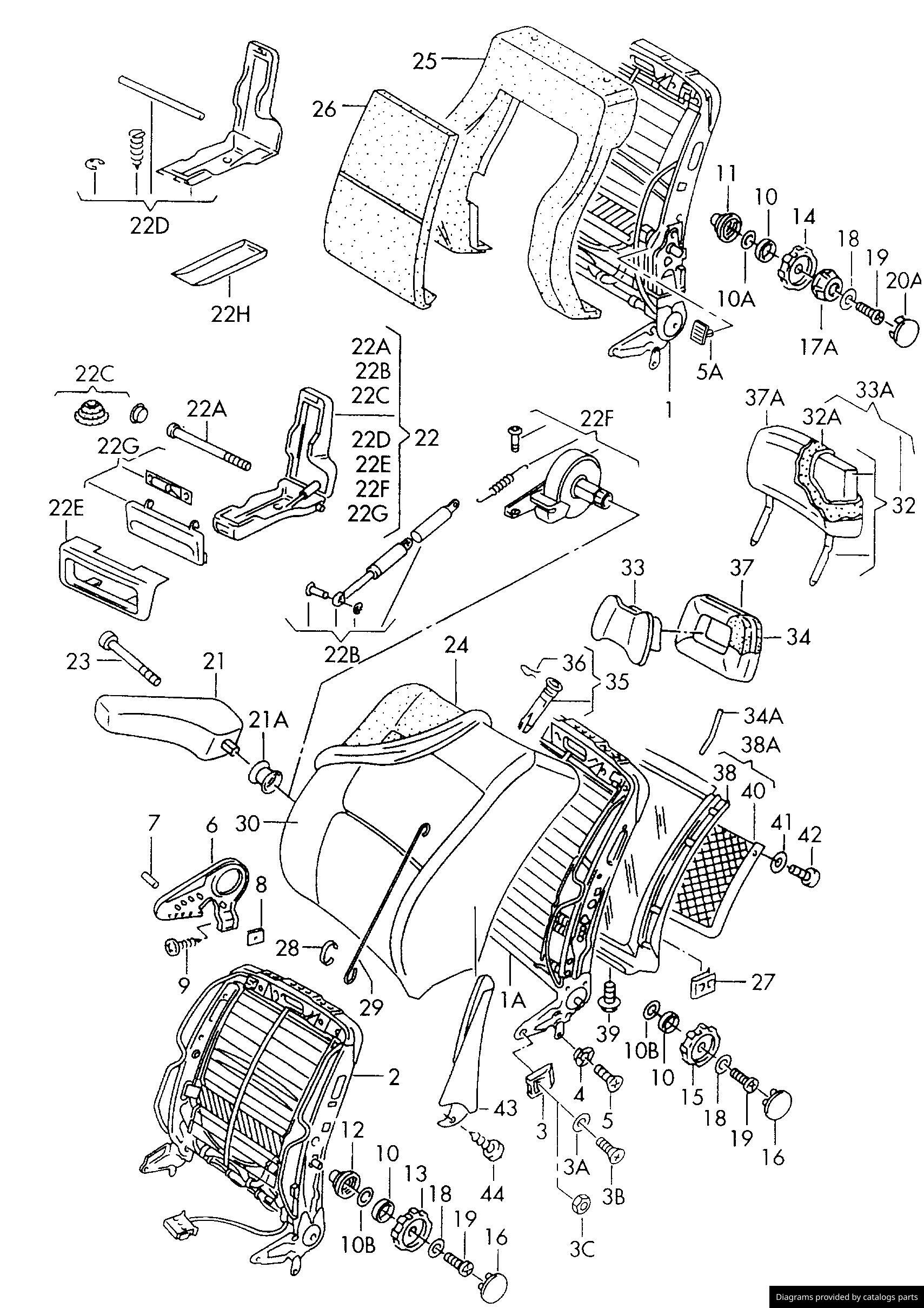 Car part diagram