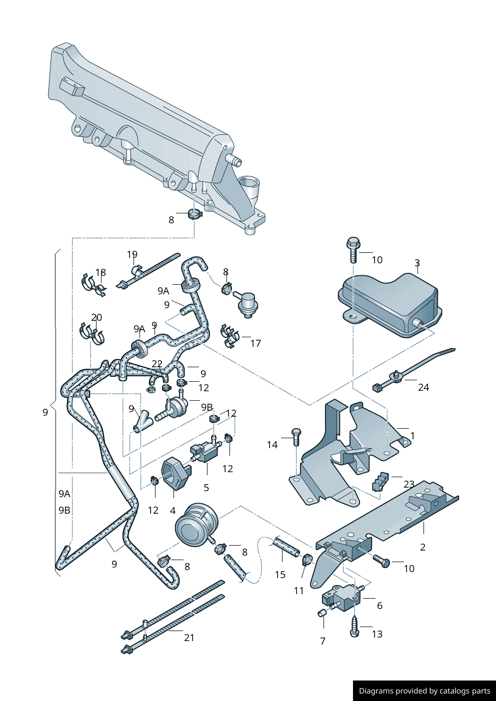 Car part diagram