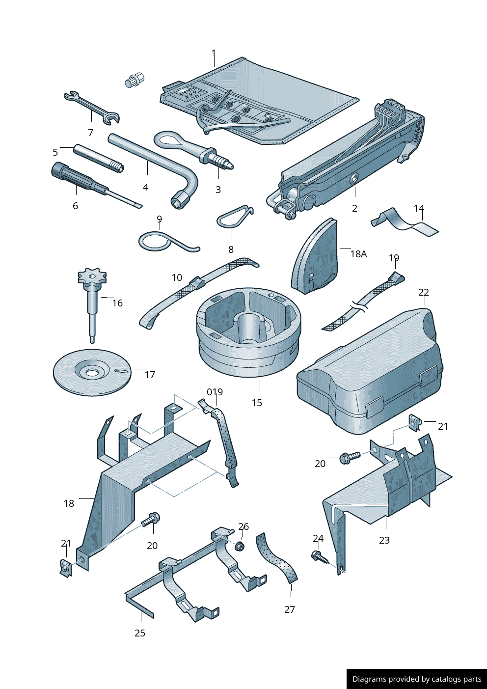 Car part diagram
