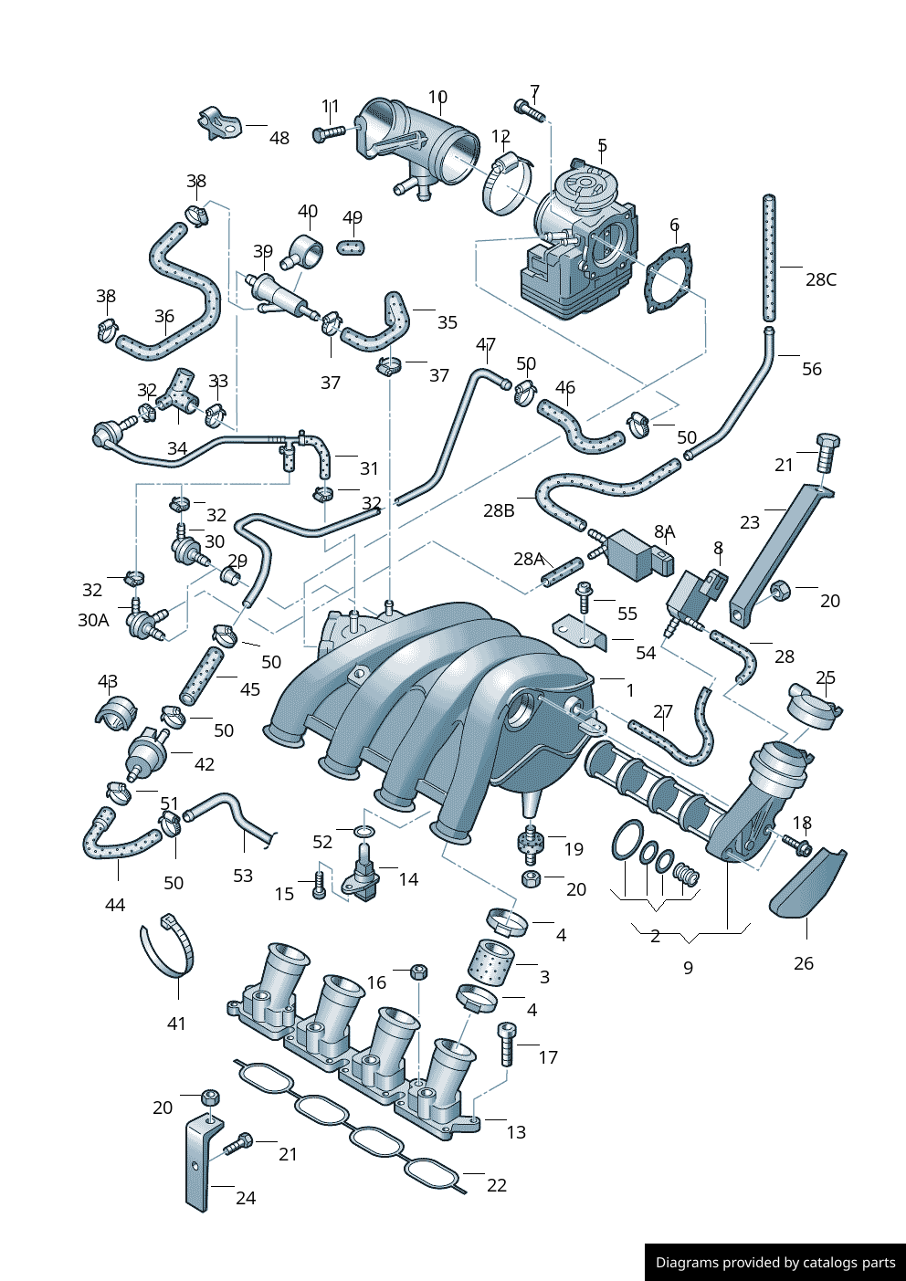 Car part diagram