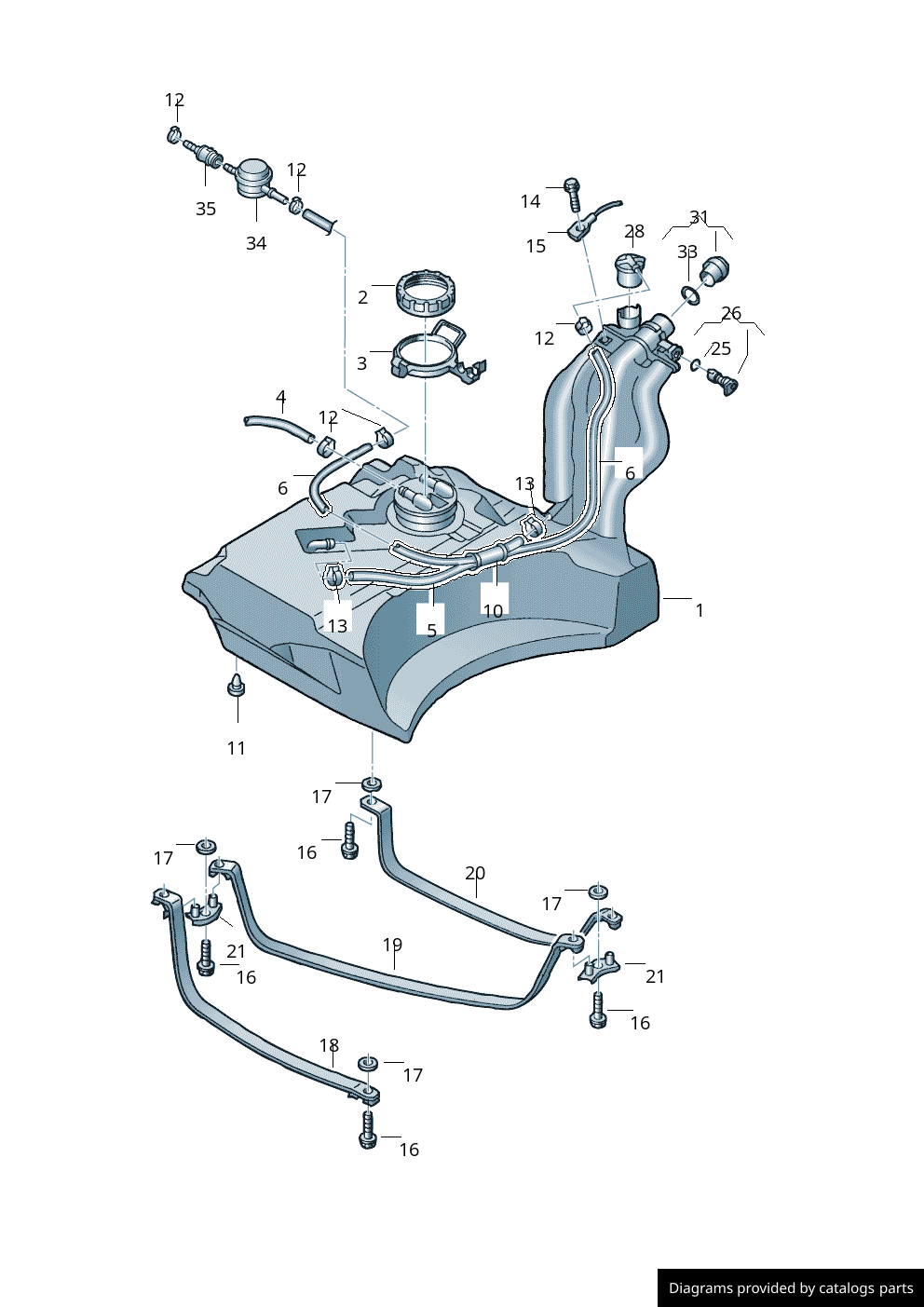 Car part diagram