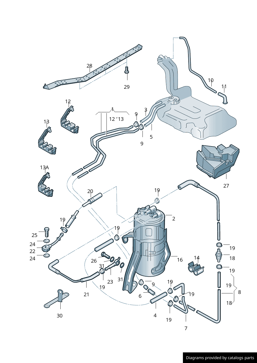 Car part diagram