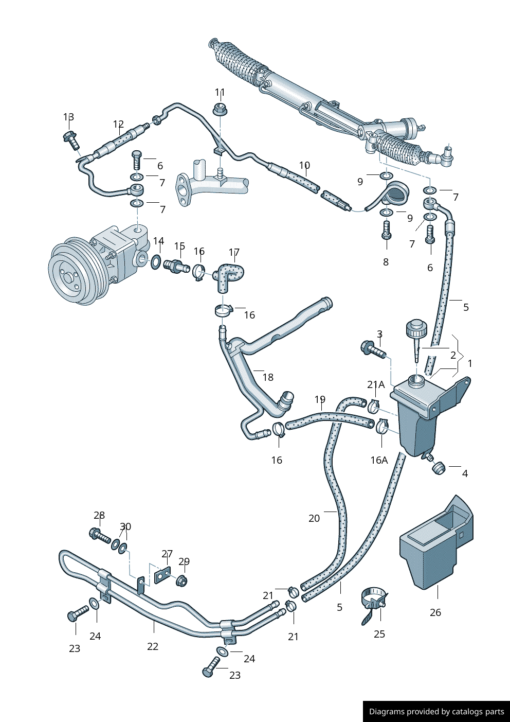 Car part diagram