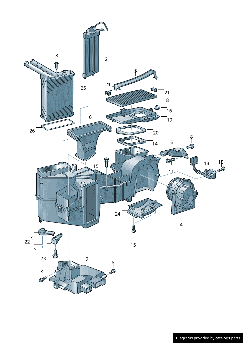 Car part diagram