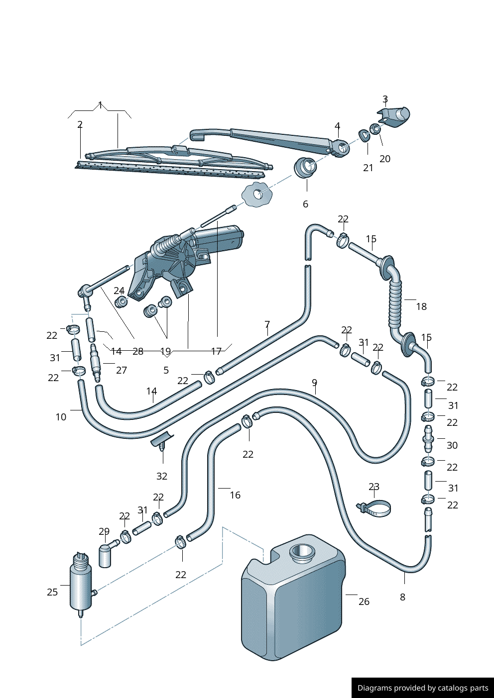 Car part diagram