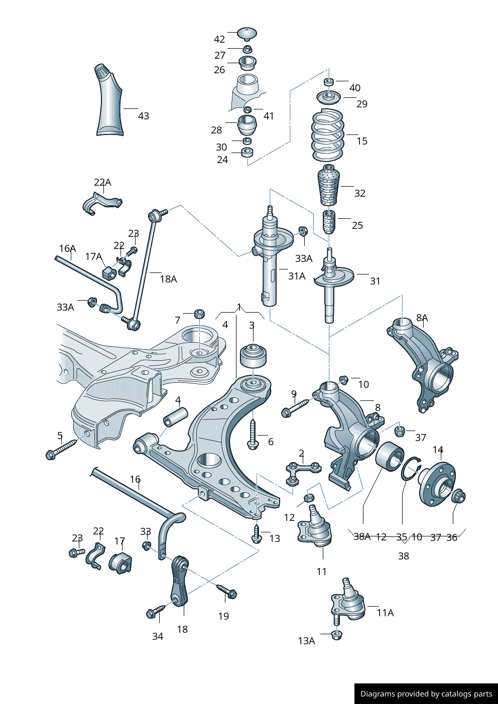 Car part diagram