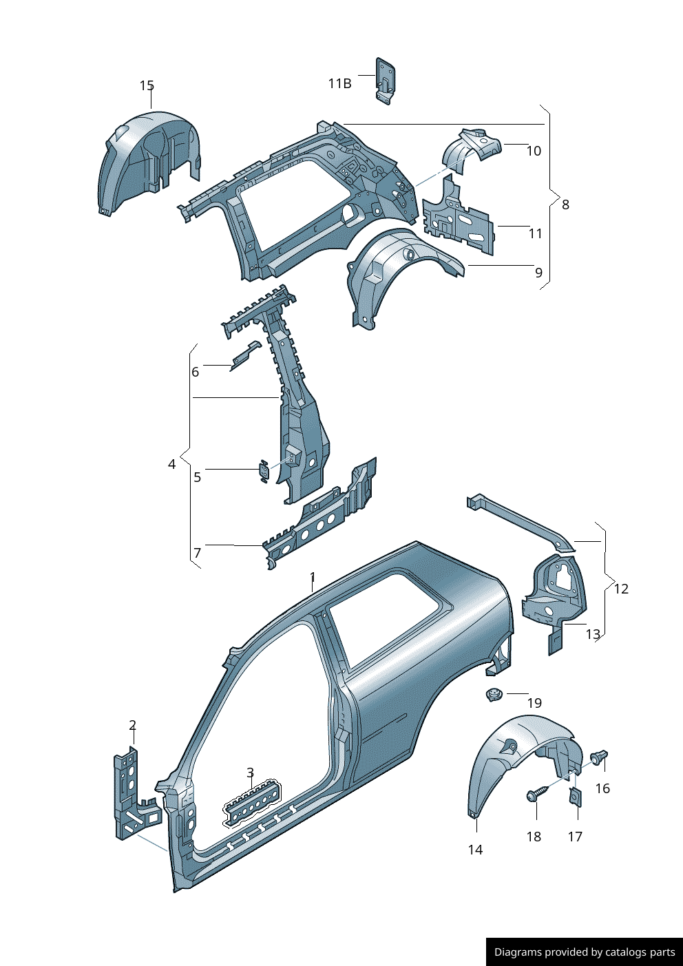 Car part diagram