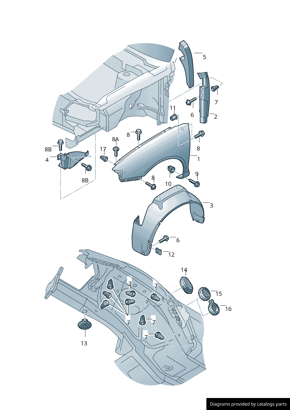 Car part diagram