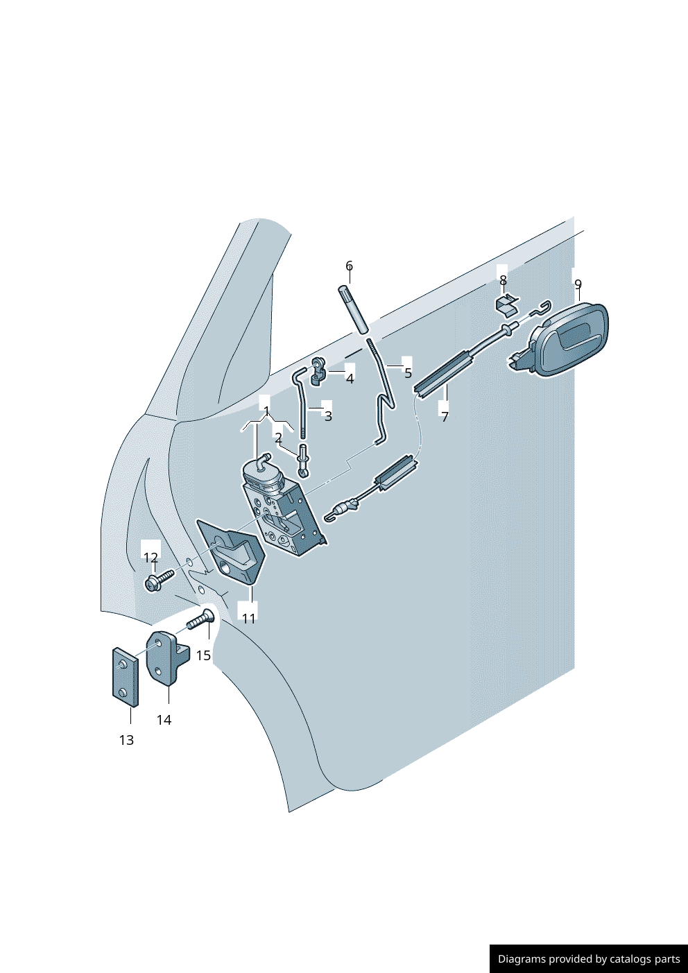 Car part diagram