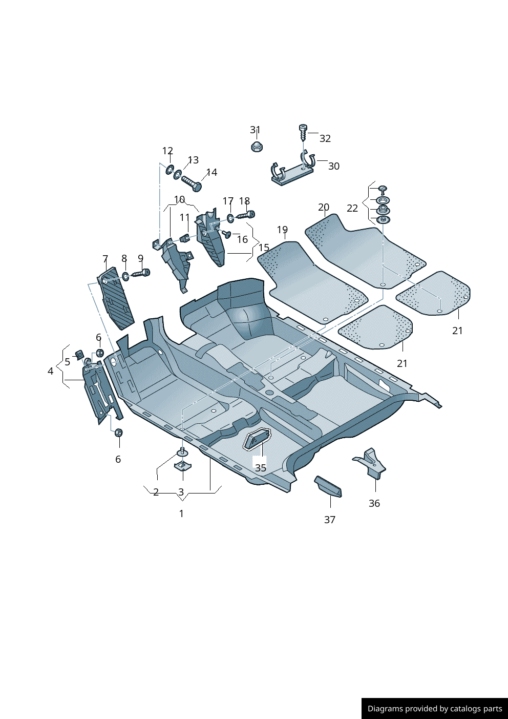 Car part diagram