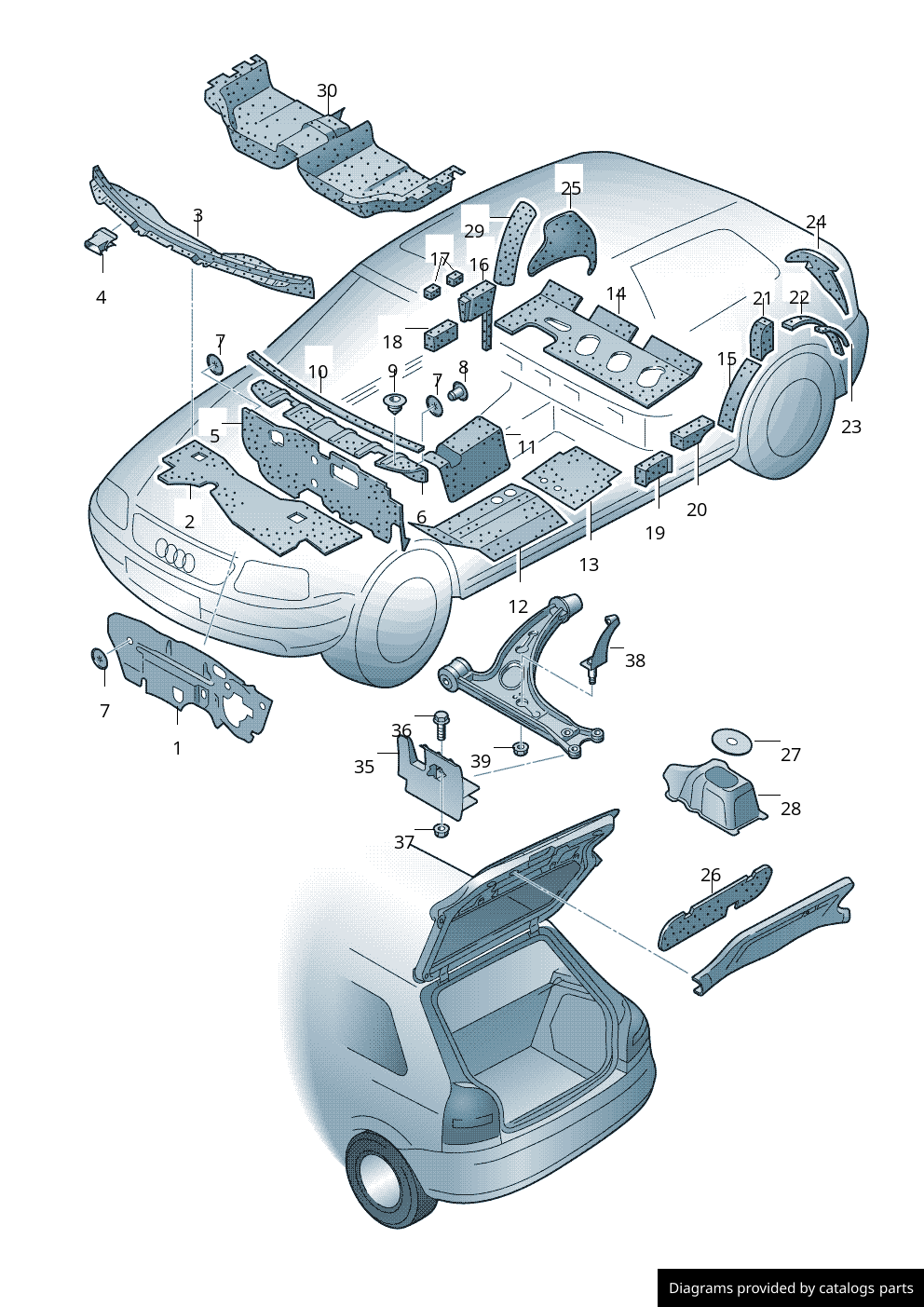 Car part diagram