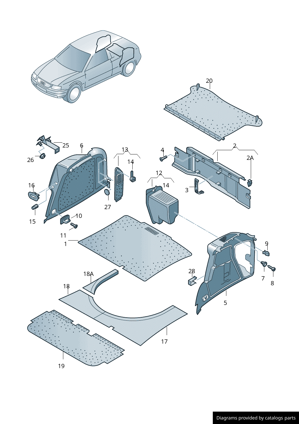 Car part diagram
