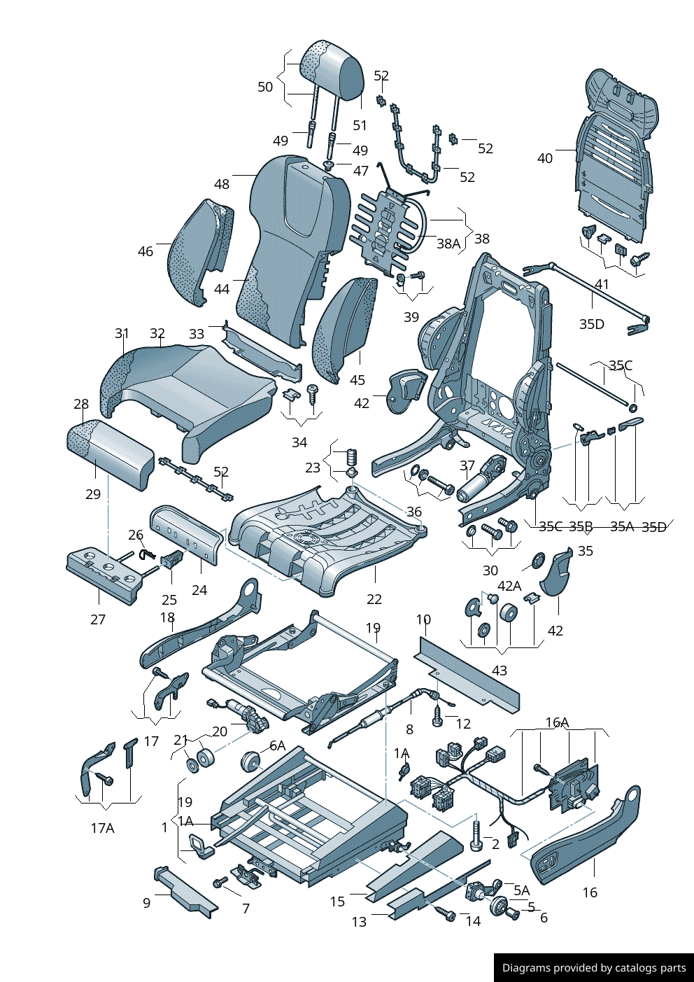 Car part diagram