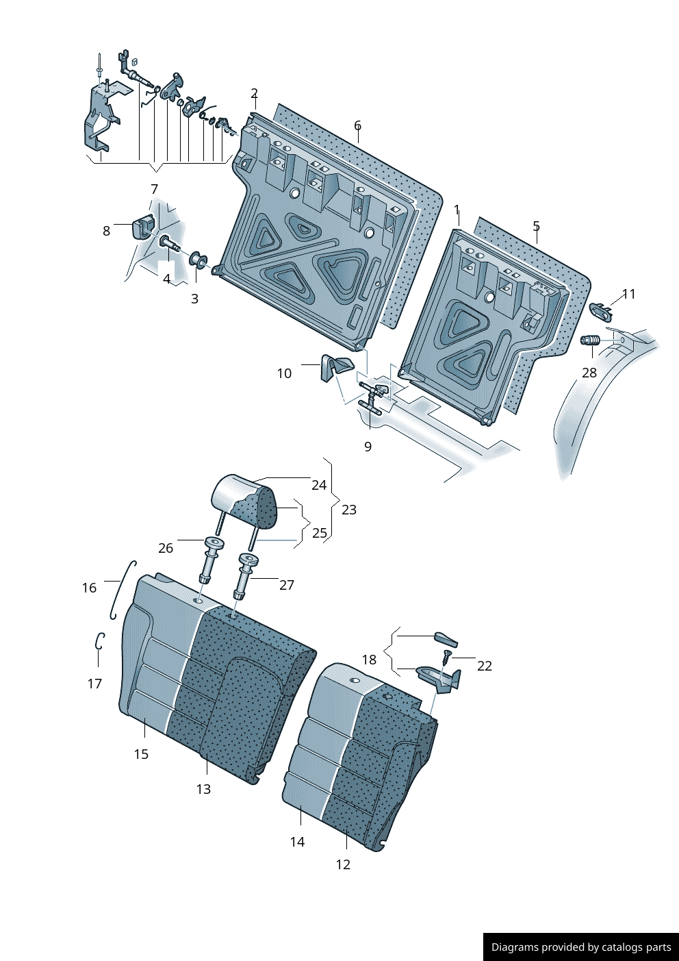 Car part diagram