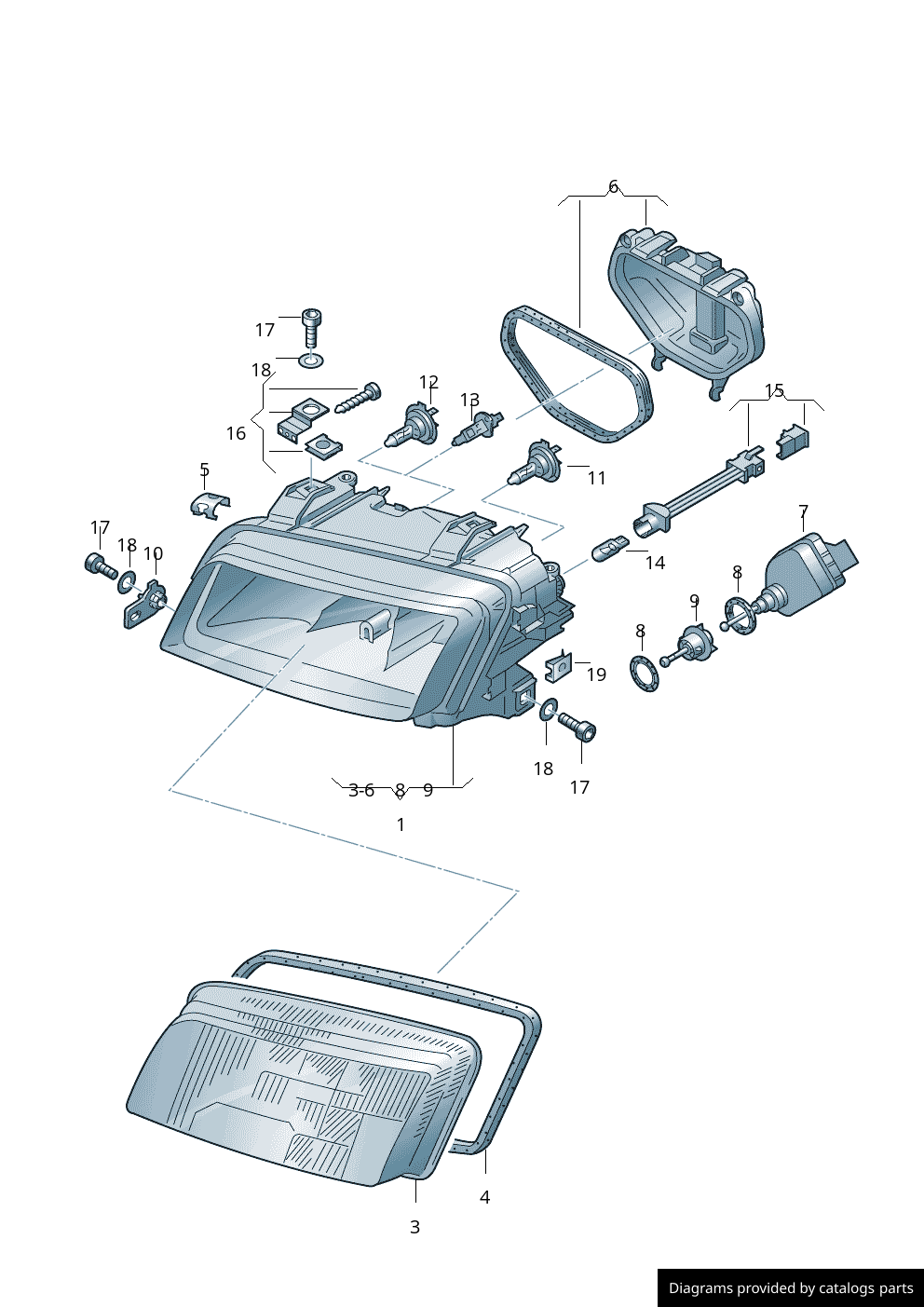 Car part diagram