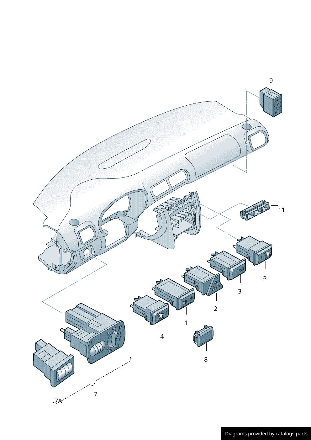 Car part diagram