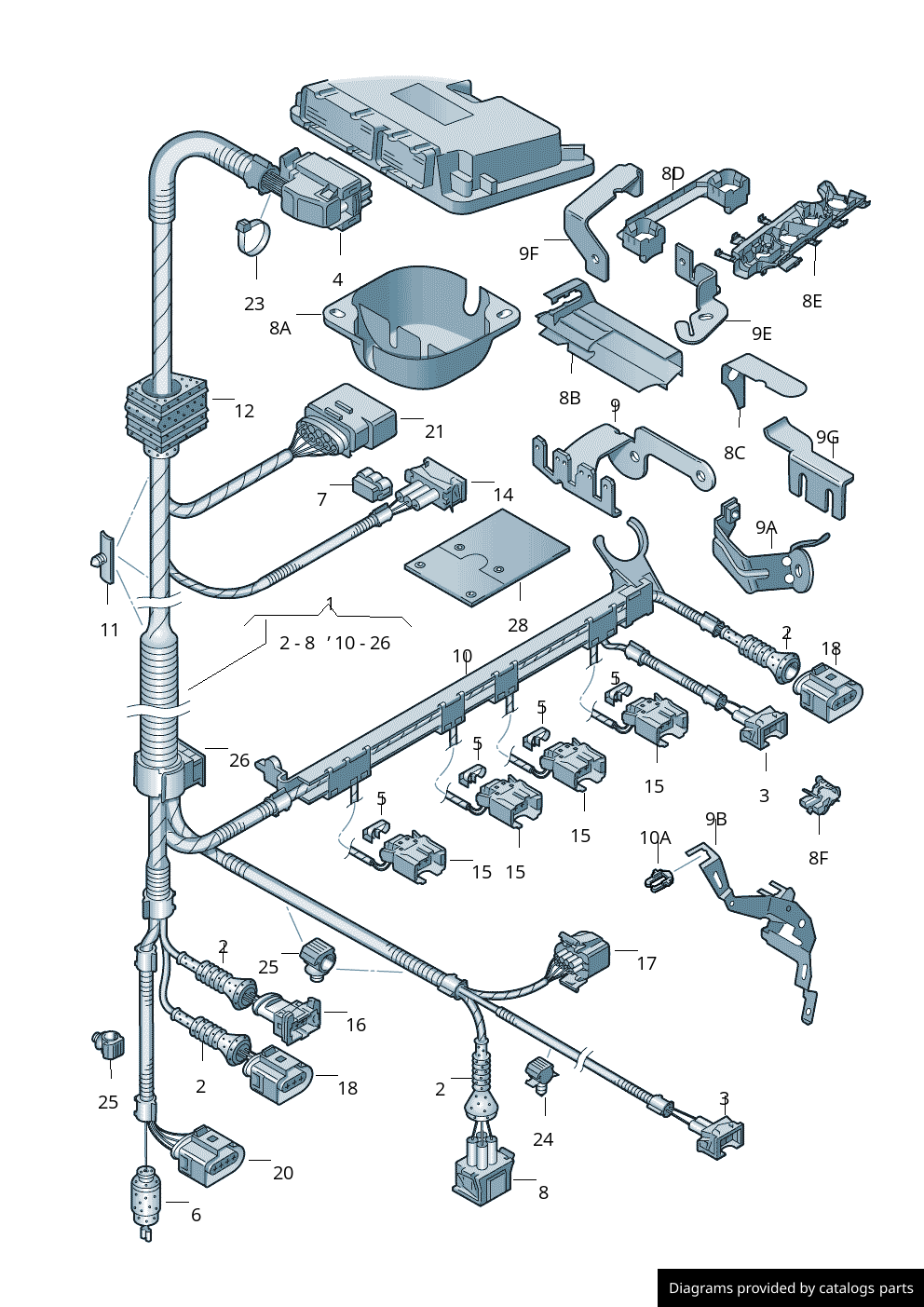 Car part diagram