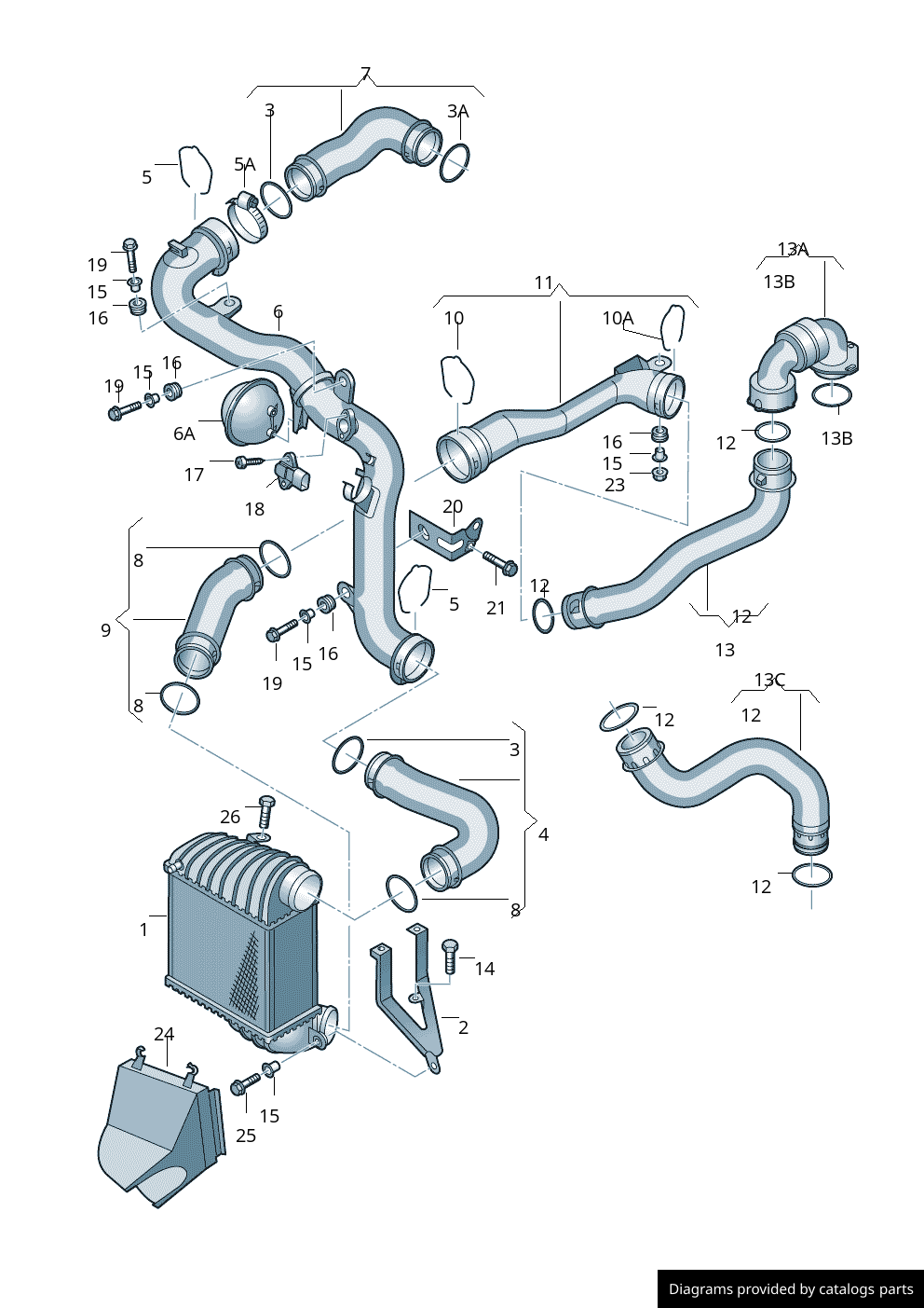 Car part diagram
