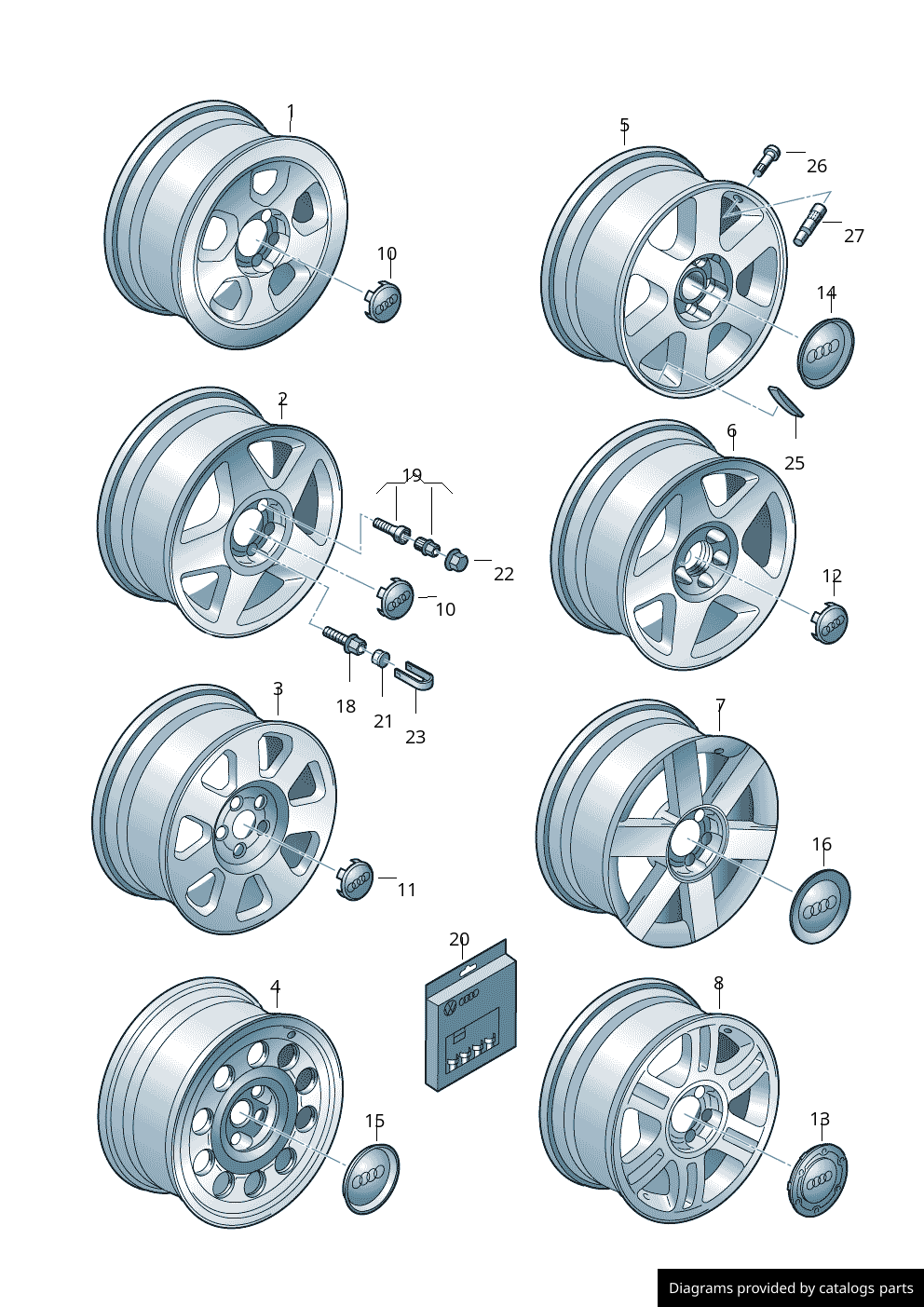 Car part diagram