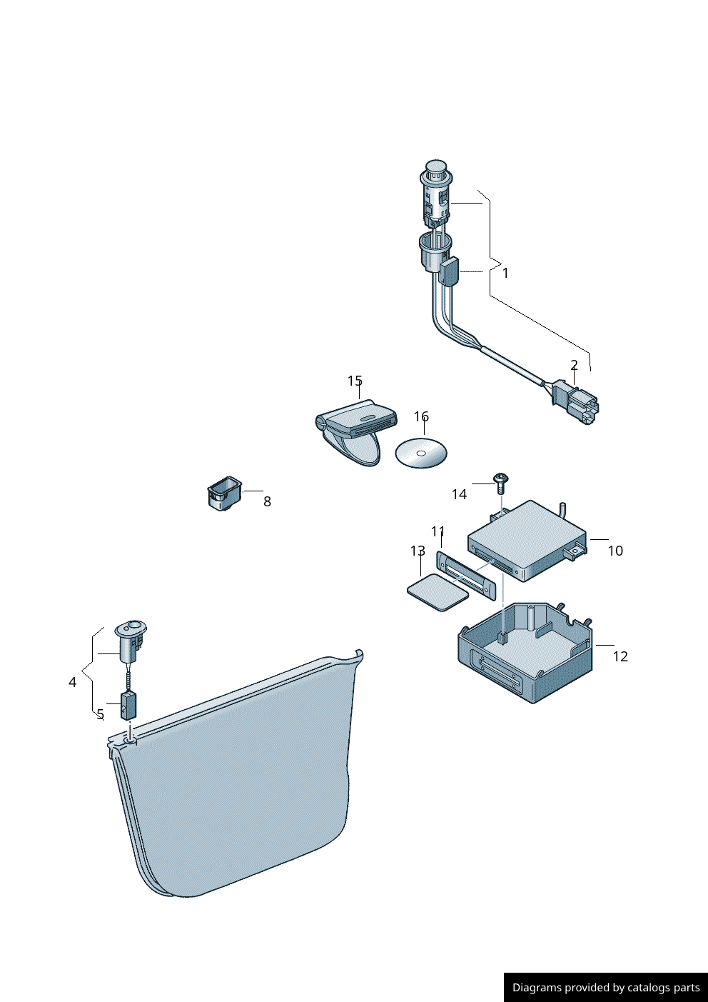 Car part diagram