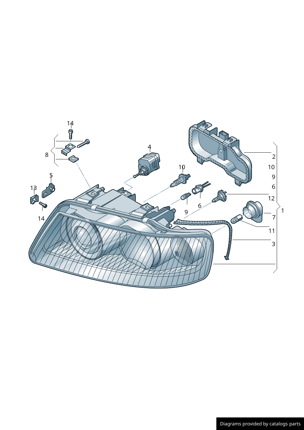 Car part diagram