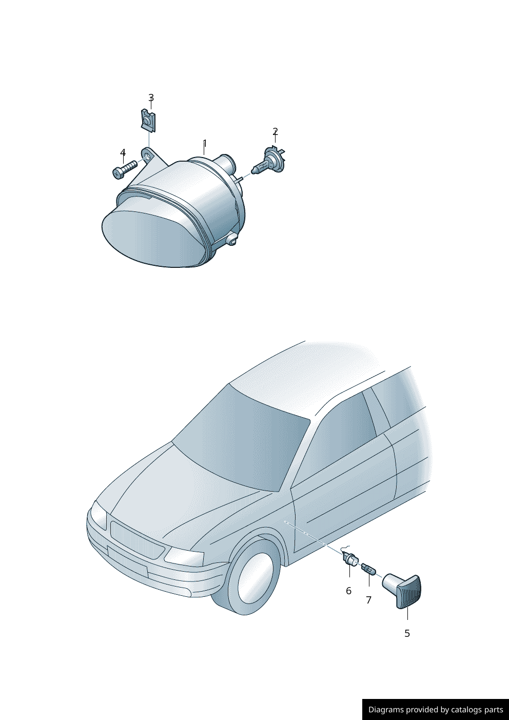 Car part diagram