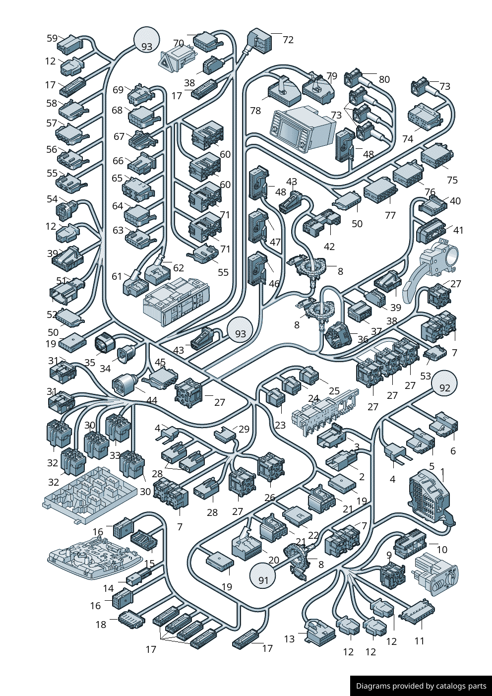 Car part diagram