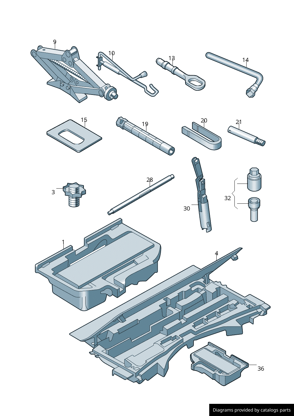 Car part diagram