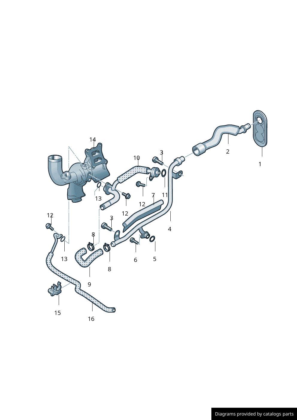 Car part diagram