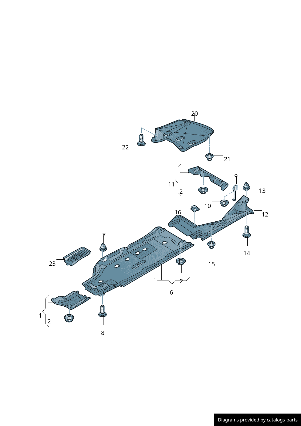 Car part diagram