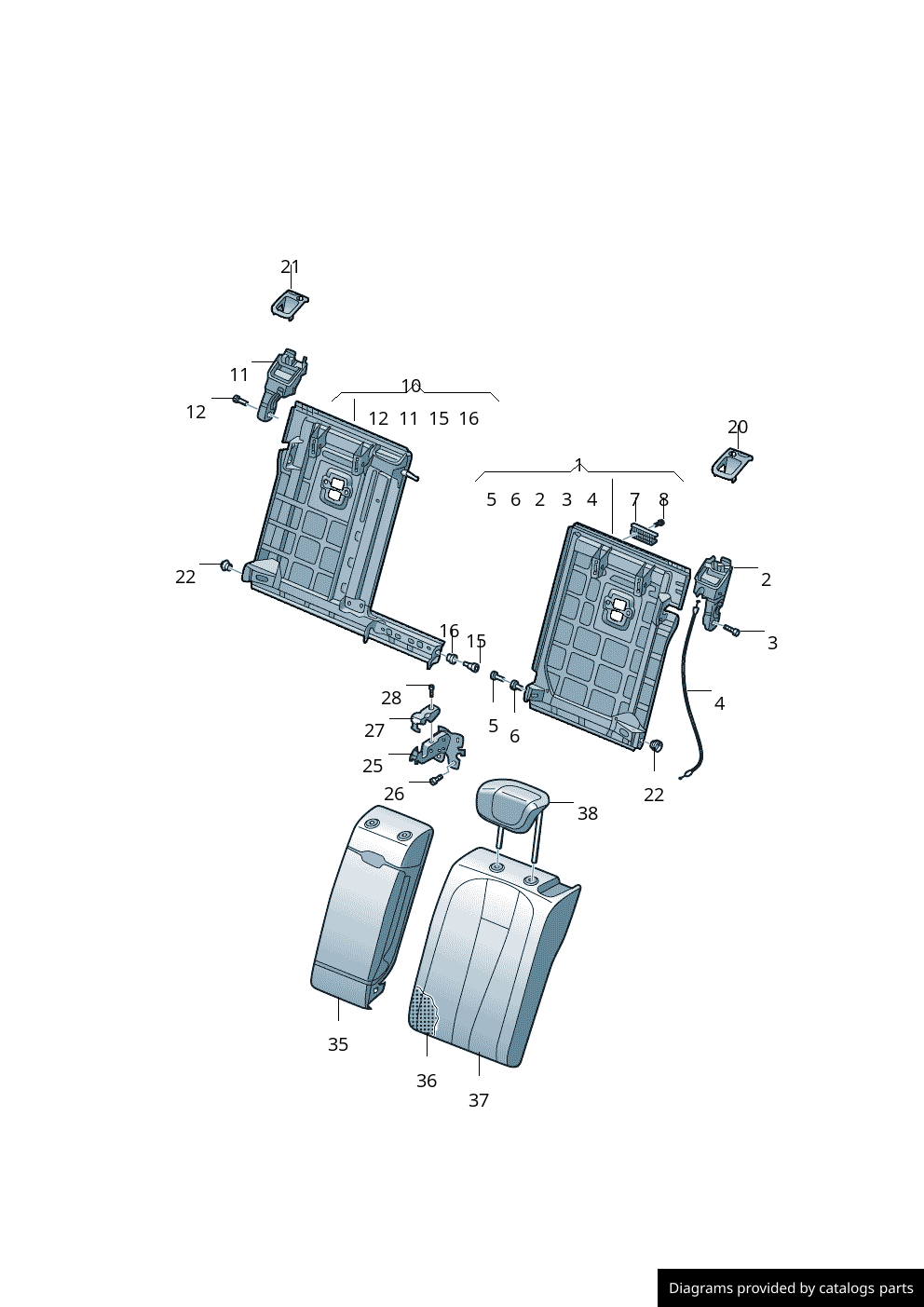 Car part diagram
