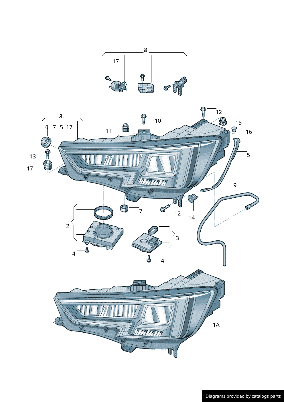 Car part diagram