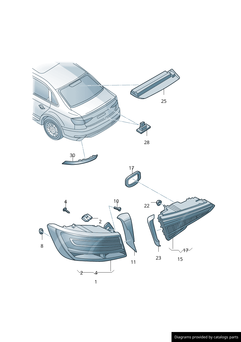 Car part diagram