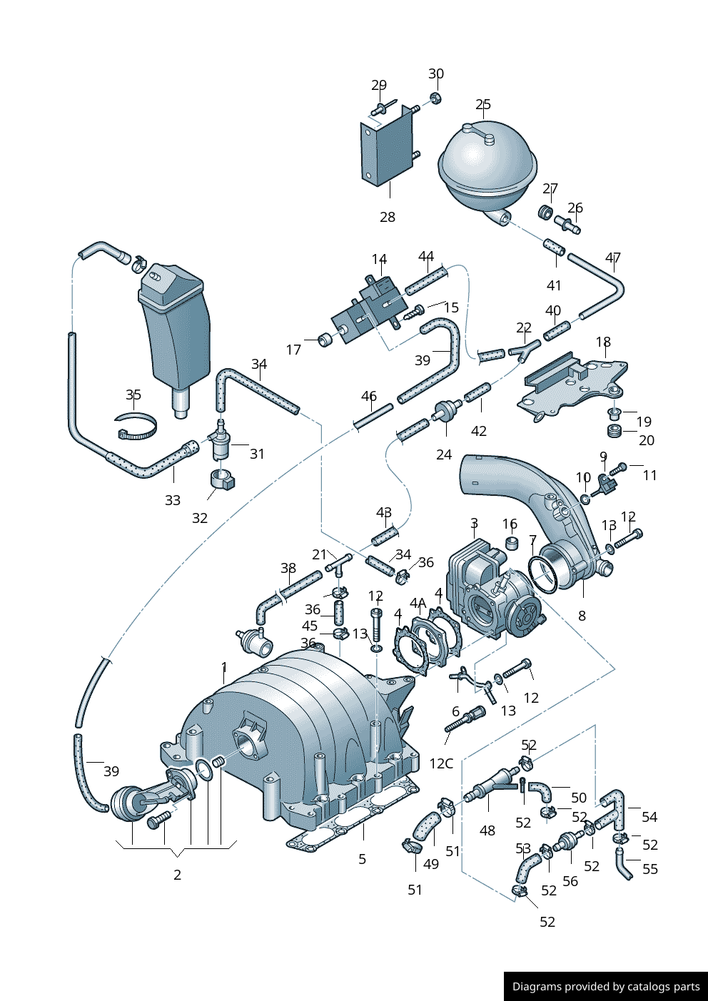 Car part diagram