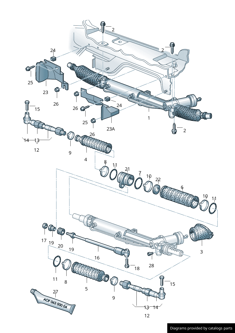 Car part diagram