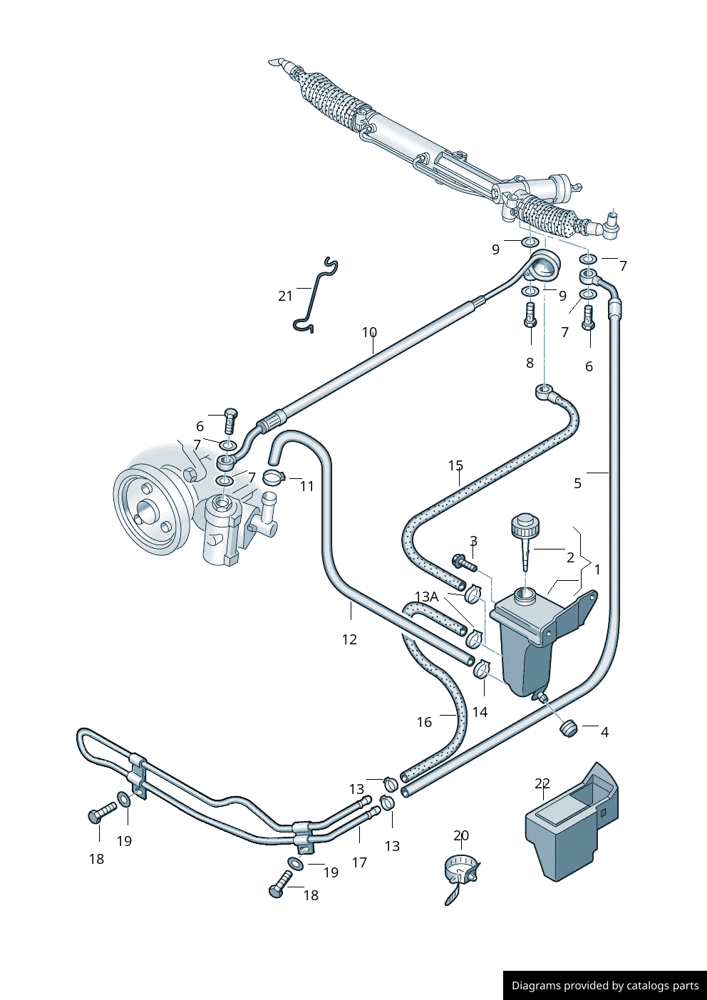 Car part diagram