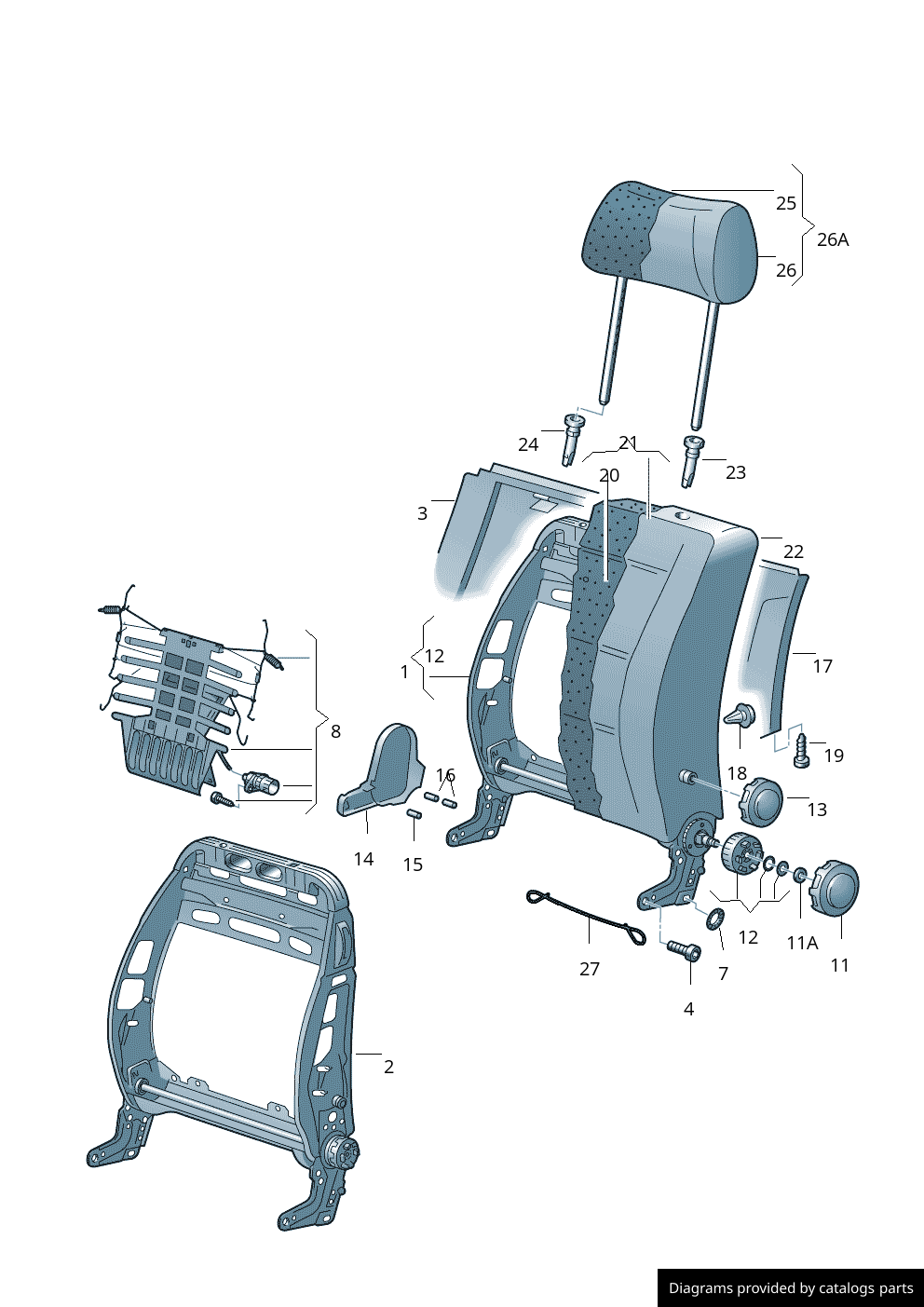 Car part diagram